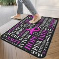 thumbnail image 4 of Breast Cancer Door Rugs,Washable Non Slip Door Mats Indoor,Decorative Door Mats,Entry Mat Indoor for Entrance,Bedroom,Kitchen,Bathroom,30"x17", 4 of 6
