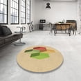thumbnail image 4 of Ahgly Company Machine Washable Indoor Rectangle Transitional Bronze Brown Area Rugs, 2' x 4', 4 of 7