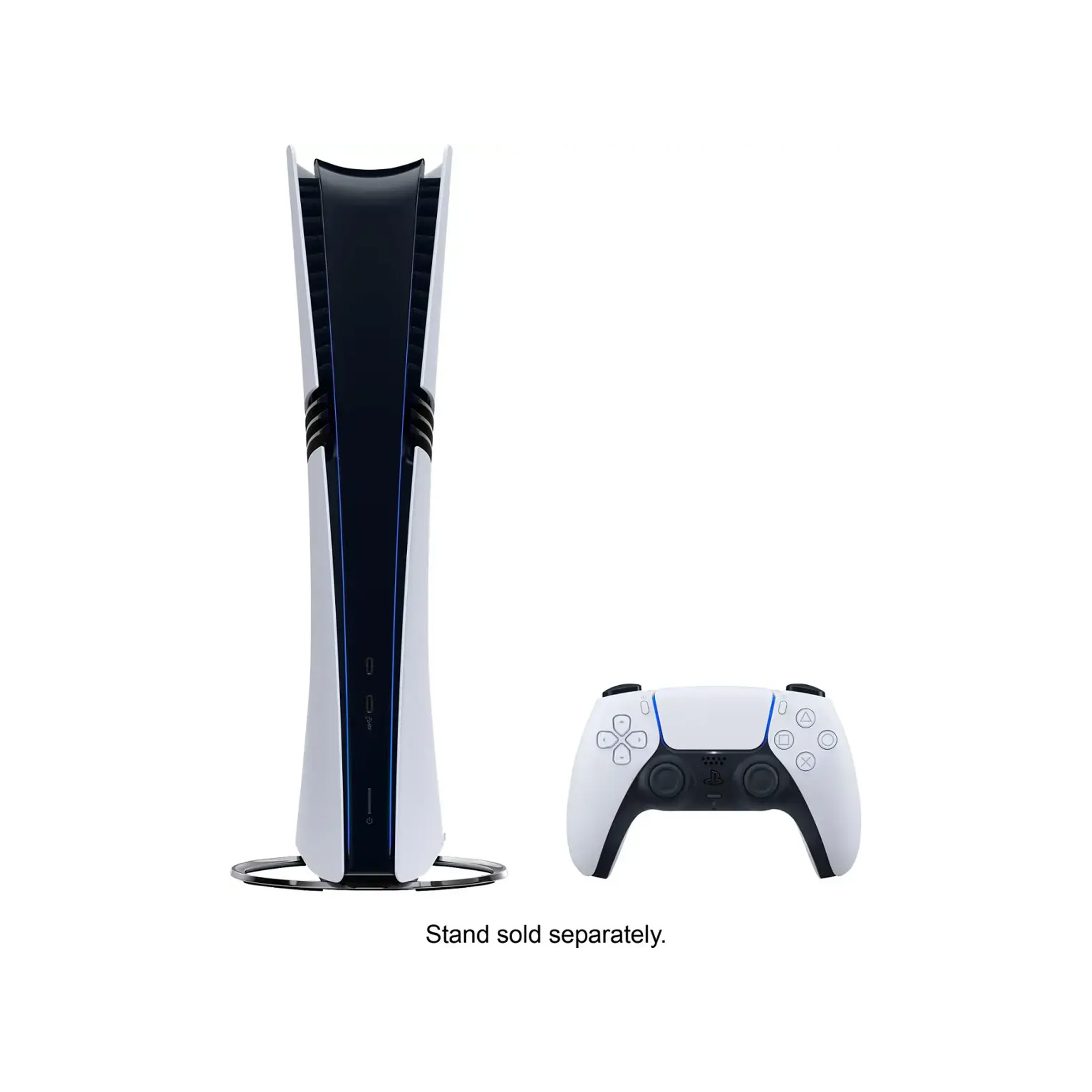 PlayStation 5 Pro con SSD de 2TB Consola Digital con Dos Controles, DualSense Blanco y Negro Medianoche y Cargador Dual de Controles Mytrix - Consola PS5 Pro Insignia 3
