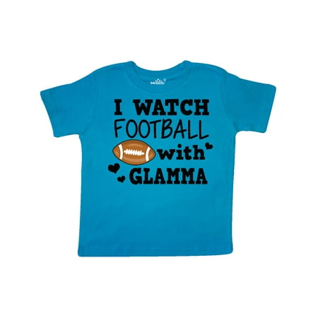 

Inktastic I Watch Football with My Glamma Gift Toddler Boy Girl T-Shirt