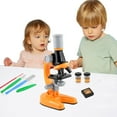 thumbnail image 5 of Godderr Kids Baby 1200x HD Microscope Toys Set,Boys Girls Laboratory Microscope Props,Microscope Educational Toys Set Gift for 3+ Years Old, 5 of 6