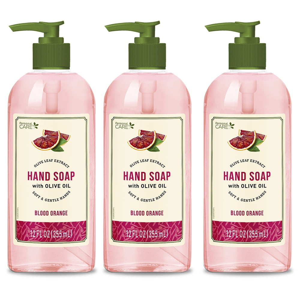Personal Care Blood Orange Hand Soap with Olive Oil. Soft and Gentle