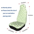 thumbnail image 4 of Pofeuu Green Avocado Print Automotive Car Seat Covers Flat Cloth Full Set Seat Covers,Car Seat Covers front seats for Cars Trucks and SUVs(Two packs), 4 of 7