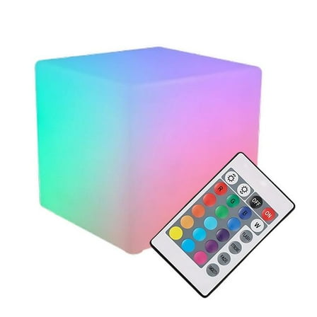Blinkee RCMCDLU-6IN 6 in. Remote Controlled Mood Cube Decor
