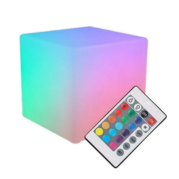 Blinkee RCMCDLU-6IN 6 in. Remote Controlled Mood Cube Decor