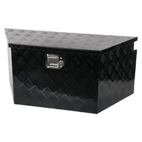 34x14.5x15 Inch Aluminum Trailer Tongue Tool Box Truck Bed Pickup Storage Box RV