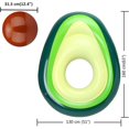 thumbnail image 4 of Giant Inflatable Avocado Buoy, Pool Air Mattress With Special Quick Release Valve 160 Cm (avocado), 4 of 5
