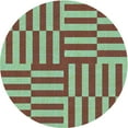 thumbnail image 1 of Ahgly Company Indoor Round Patterned Pastel Green Area Rugs, 7' Round, 1 of 6