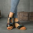 thumbnail image 4 of MKLEKYY Sandalias de Plataforma para Mujer, de Verano, Con Cremallera, Informales, Con Punta Abierta, Cuñas, Cómodas, para Playa, 4 of 4