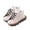 Beige, variant on Babcutegg Toddler Boys Girls Fleece Lined Leather Boots Lace Up Soft Sole Non Slip Winter Warm Comfy Booties Beige Size 13 Little Kid