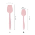 thumbnail image 5 of Tnobhg Non-Stick Silicone Spatula with Hanging Hole Non-Slip Handle Heat Resistant Flexible Scraper Baking Mixing Tool Dishwasher Safe BPA-Free Butter Spatula Kitchen Utensils, 5 of 7
