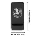 thumbnail image 2 of Stainless Steel Virgo Zodiac (Maiden) Classic Slim Money Clip Credit Card Holder, 2 of 2