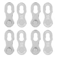 thumbnail image 3 of 4Pair Steel Bike Bicycle Speed Chain Missing Link Connector Parts Cycling Accessory9 Speed Silver, 3 of 8