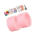 thumbnail image 4 of tredstone Bande 1/2/3 Classe Double Face Pack Solide et Fiable de 5 Rouleaux Rose 2 w Outils Complets 1 Pc, 4 of 6