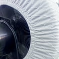 thumbnail image 6 of CarpNettore Fan Cover Elastic Half Wrapped Wall Mount Fans for Indoor Outdoor Dust Cloth Gray, 6 of 9