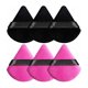 thumbnail image 4 of Herramientas De Soplo De Maquillaje De Belleza, Resistencia Flexible, Maquillaje Uniforme, Esponja Suave Reutilizable En Negro Y Rojo Rosa, Soplos De Maquillaje Facial Con Correa, 4 of 8