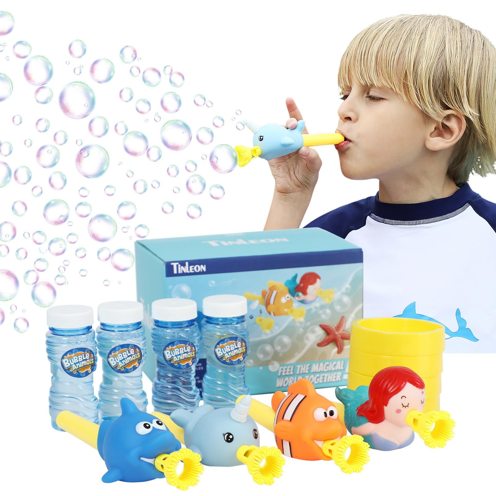4pcs ABS Plastic Bubble Blower Toy Bubble Making Tools Kid Outdoor Fun Games 