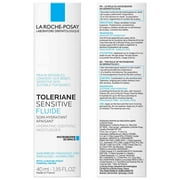 La Roche-Posay Toleriane Sensitive Fluide Protective Moisturizer, 1.35 Fl Oz