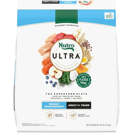 UPC: 0079105103756 | Nutro Ultra Adult Weight Management Dry Dog Food  Chicken  Lamb And Salmon Protein Trio  30 Lb. Bag