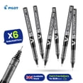 thumbnail image 2 of 6x Black Pilot BX V5 Hi-Tecpoint Rollerball Pens, 0.5mm Tip, Blue 6-Packs Pilot BX V5 Hi-Tecpoint Pens, Smooth Ink, Extra Fine Lines, 2 of 11