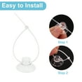 thumbnail image 4 of Unique Bargains Aquarium Parts Aquarium Suction Cups Clear Suction Cups with 20 Zip Ties Suction Cups Airline Tubing Holder 1 Set, 4 of 6