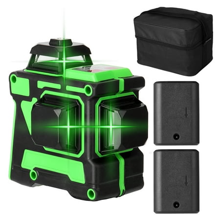 

Docooler Multifunctional 3D 12 Lines Level Tool Vertical Horizontal Lines with Self-leveling Function