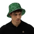 thumbnail image 4 of Fotbe Soccer Sombrero Tipo Pescador con Estampado – Sombrero de Sol de Algodón de Moda para Playa, Golf, Pesca, 4 of 6