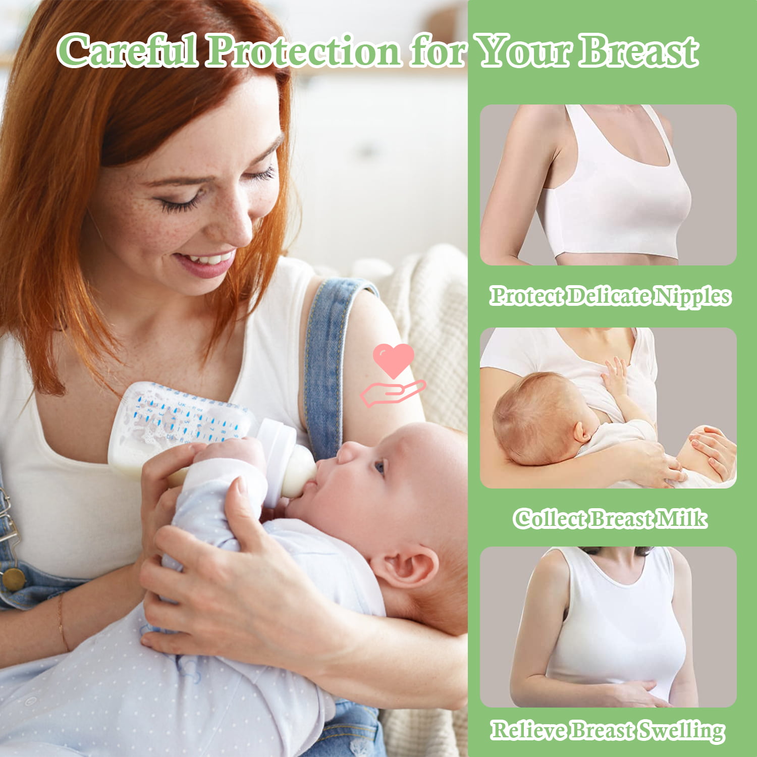 Breast Shell Protects Sensitive Nipples and Collects Breast Milk -  SweetCare United States