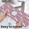 thumbnail image 6 of Pofeuu Rose Flowers Print Splash Guard for Sink Faucet Sink Gadgets-Splash Guard Behind Faucet Drip Catcher for Kitchen, Bathroom,Sink Mat, 6 of 7