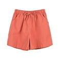 thumbnail image 3 of Sngxgn Shorts for Women High Waisted Long Running Shorts with Pockets(Red,XXL), 3 of 4