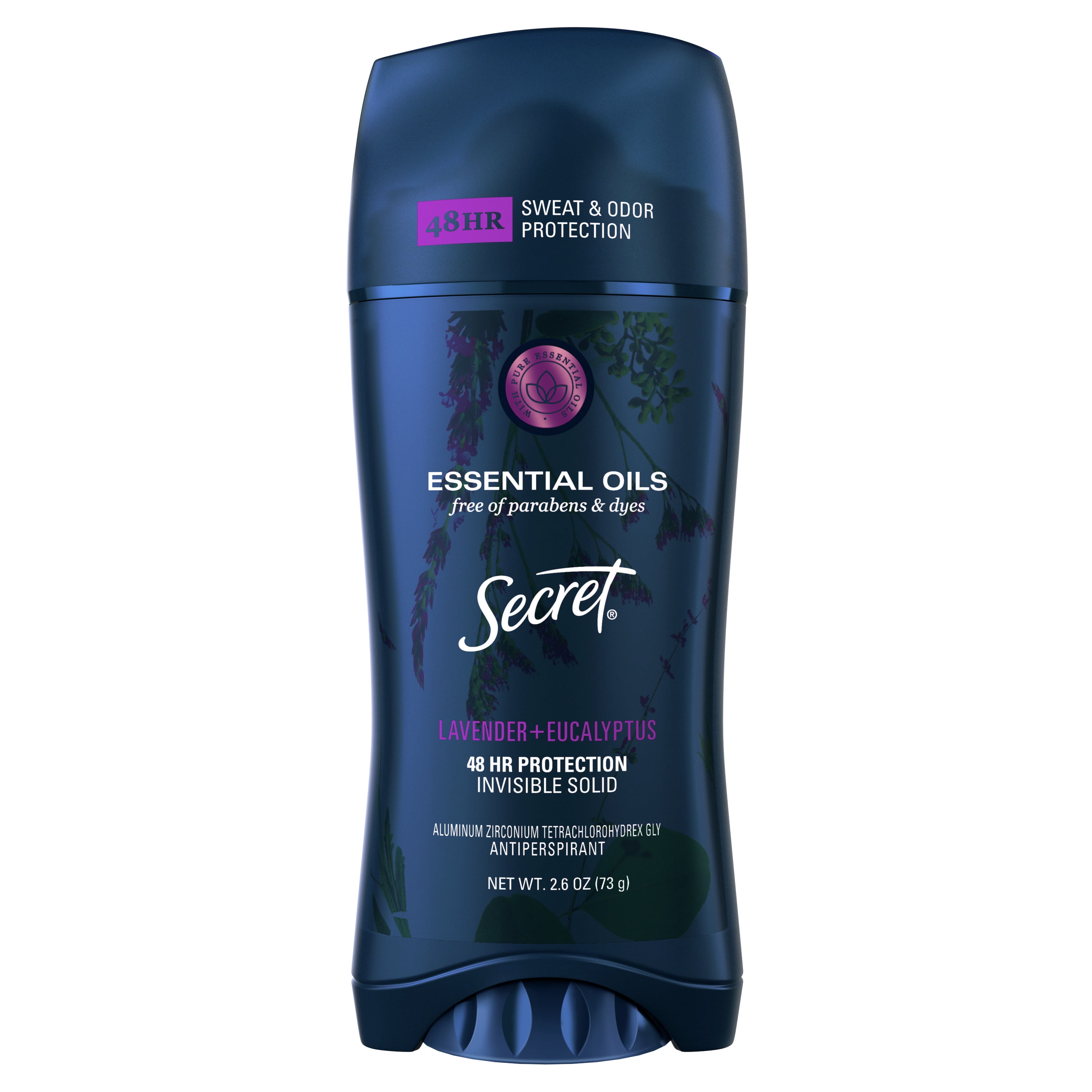 Secret Antiperspirant Deodorantwith Essential Oils Lavender Eucalyptus