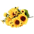 thumbnail image 4 of Helianthus De Bouquet De Girasol Artificial Para Decoración De Hoteles Hogar - Amarillo Soledad Ramo de Girasol Artificial, 4 of 10