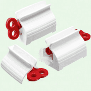 Toothpaste Squeezer Set, Chengu 3 Pieces, Red