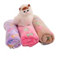 thumbnail image 3 of Couvertures Chaudes pour Chien de Chat Imprimé Animal de Compagnie Couvertures pour Chiot Molleton Couverture Douce Coussin de Lit, 3 of 9
