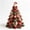 D, variant on DIY Fabric Patch Christmas Tree Kit, Hand Assemble Tabletop Holiday Ornament, Vintage Plaid Cloth Decorative Tree For Indoor Festival Table Centerpiece Decor.7.87 in.A