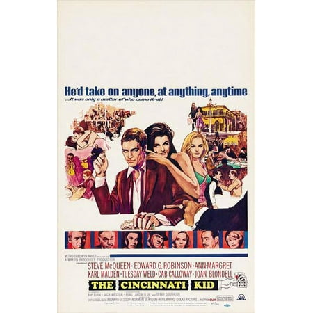 UPC: 0671863484537 | The Cincinnati Kid – movie POSTER (Style B) (11  x 17 ) (1965)
