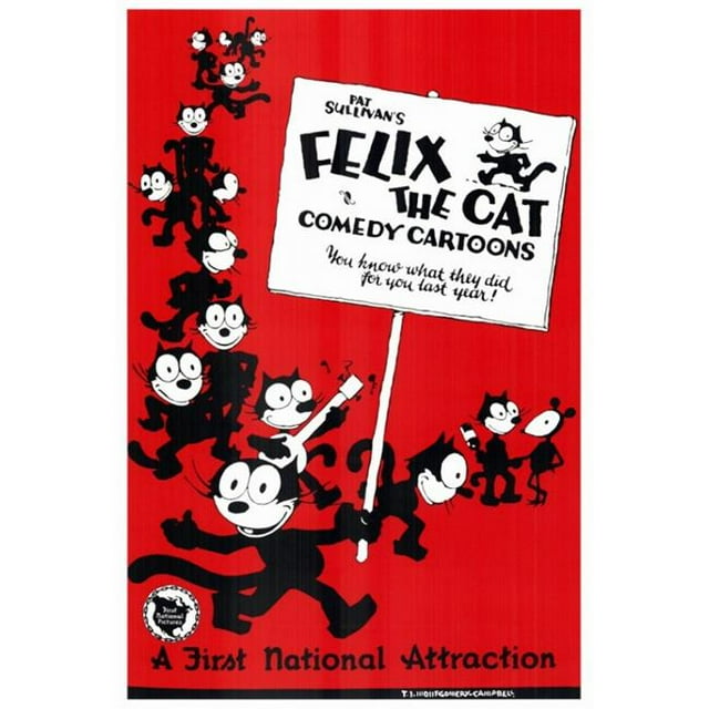 Posterazzi MOVCF0179 Felix the Cat Movie Poster - 27 x 40 in.