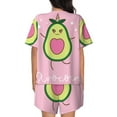 thumbnail image 6 of Sigee Cute Avocado for Sleepwear Casual Pjs with Pockets Women's Pajamas Sets Shorts 2 Piece Short Sleeve Lounge Sets X-Large, 6 of 9