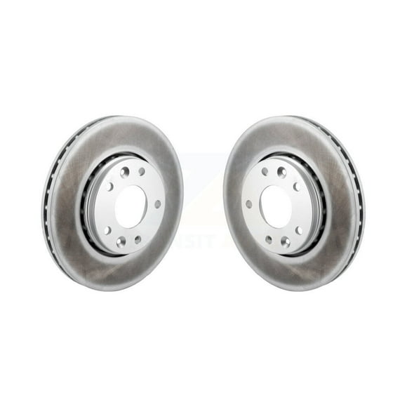 Genius Front Coated Disc Brake Rotors Pair for Car Nissan Kicks Sentra KG-101851