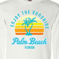 thumbnail image 4 of Inktastic Summer Enjoy the Sunshine Palm Beach Florida in Blue Long Sleeve T-Shirt, 4 of 5