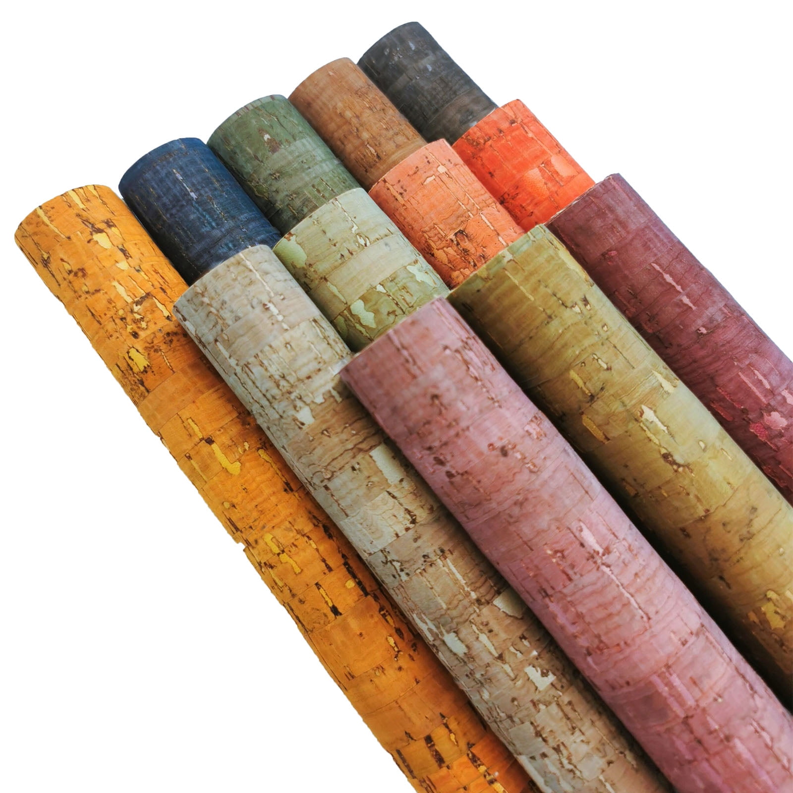 Feuille De Cuir FQTANJU Lot De 9 Feuilles De Liège Coloré 0.7mm - Cuir Végétal Pour Créations DIY | Sacs, Bijoux, Déco Liège Souple Bricolage