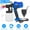Blue, variant on Moclever 700W Electric Paint Sprayer, 800ML HVLP Spray Painter with 3 Patterns for Fences Brick Walls, Blue
