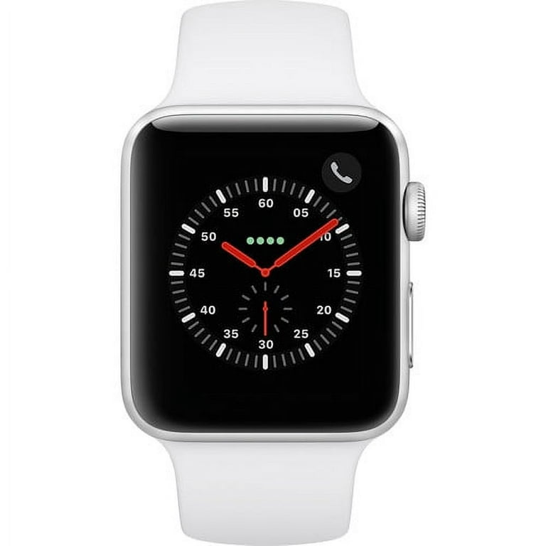 Apple Watch Series 3 (GPS) 38mm / 42mm Space Gray Aluminum Case with Black  Sport Band - WiFi GPS - Silver, Used