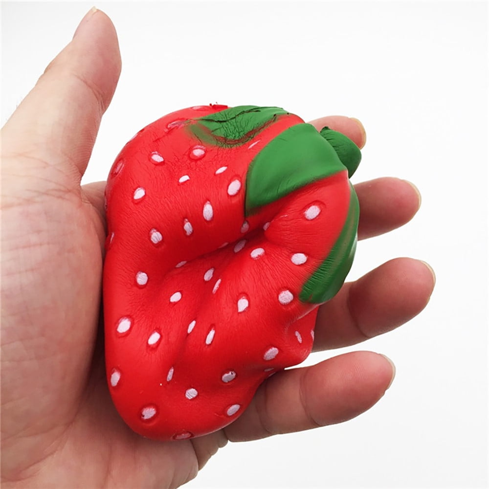 strawberry squishy toy
