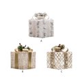 thumbnail image 1 of Langgg Christmas Decorative Box Christmas Iron Ornament Glow Gift Box, 1 of 7