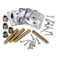 thumbnail image 2 of 4 piezas de placas de montaje para patas de muebles, soporte de sofá, almohadillas planas para patas de montaje, placa para patas de mesa, Conector de mayimx Placas de montaje de patas, 2 of 8