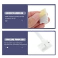 thumbnail image 4 of 2 Pcs Tension Curtain Rod Outfit Hangers Magnet Curtain Rod Double Curtain Rod Curtain Tension Rods Screen Rod Curtain Rod Adjustable White Plastic, 4 of 6