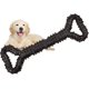 thumbnail image 1 of Juguetes para masticar para perros Goma duradera 32 * 12 cm Cachorros de juguete para perros con forma de hueso con diseño convexo Juguete interactivo fuerte para perros para masticadores agresivos, 1 of 5