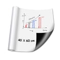 thumbnail image 1 of Self Adhesive Wall Sticker Roll For Desk Glass Fridge Office Door Classroom, Magnetic Receptive White Board Dry Erase With Markers Included, Easy Install Cost Effective, Smooth Flat Surface (6.5 FT), 1 of 5