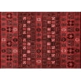 thumbnail image 1 of Ahgly Company Indoor Rectangle Abstract Red Modern Area Rugs, 4' x 6', 1 of 4